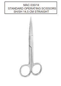 Standard Operating Scissors SH/SH 14,5 cm Straight